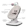 4moms mamaRoo 4 Multi-Motion Baby Swing, Bluetooth