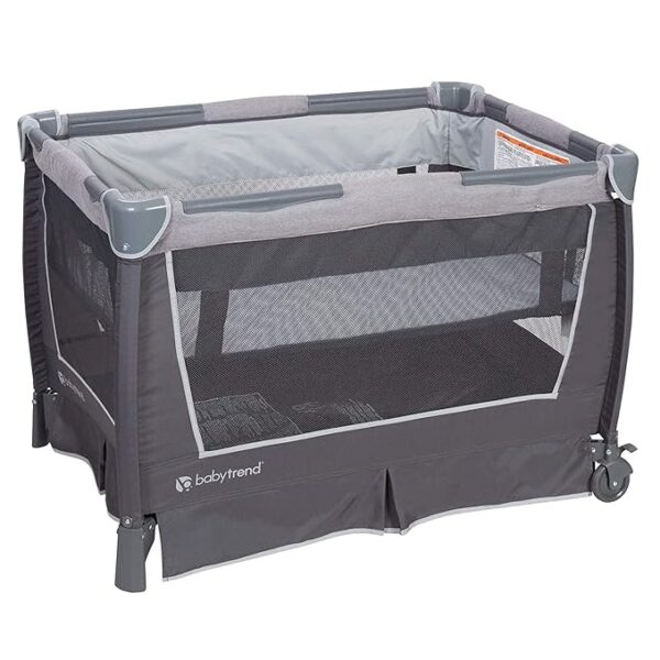 Baby Trend Resort Elite Playard & Bassinet with Travel Bag - Laguna, Unisex