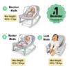 Ingenuity Keep Cozy 3-in-1 Grow with Me Baby Bouncer, Rocker & Toddler Seat, Weaver