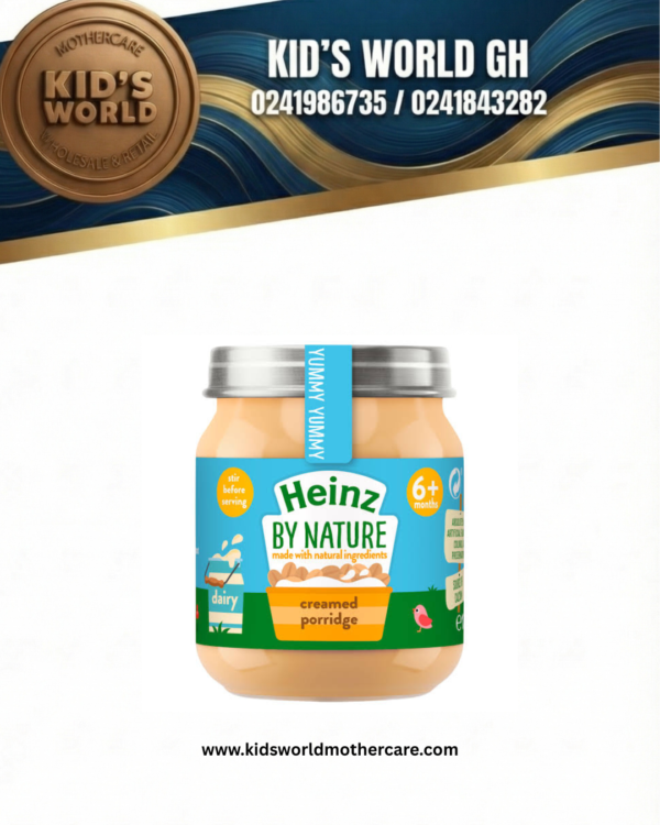 Heinz By Nature Jar- Creamed Porridge 6x120g