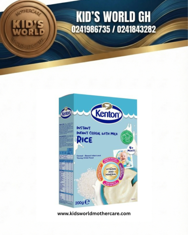 Kenton infant cereal 4month+  Rice with milk 200g
