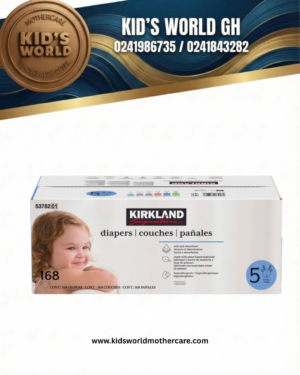 Kirkland Signature Diapers, Size 5 (168count) 12kg+