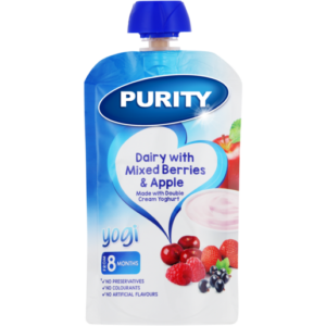 PURITY POUCHES (8M) - DIARY WITH MIXED BERRY & APPLE