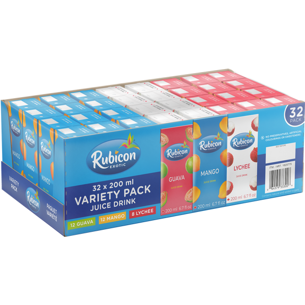 RIBICON JUICE Rubicon Exotic juice - 32pcs a box