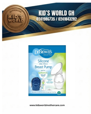 Dr browns  natural flow silicone one-piece breast pump