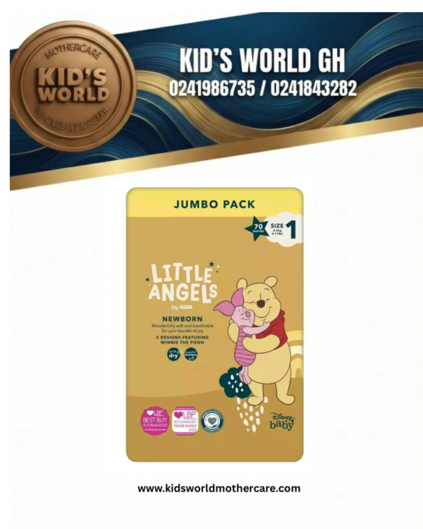 Little Angel diaper size1, 70pcs (2-5kg)