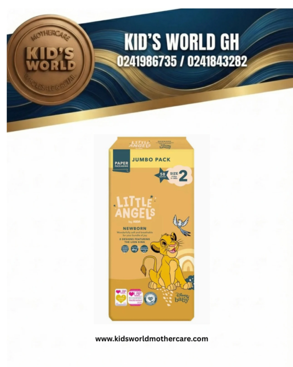 Little Angel diaper size 2, 58PCS (4kg-8kg)