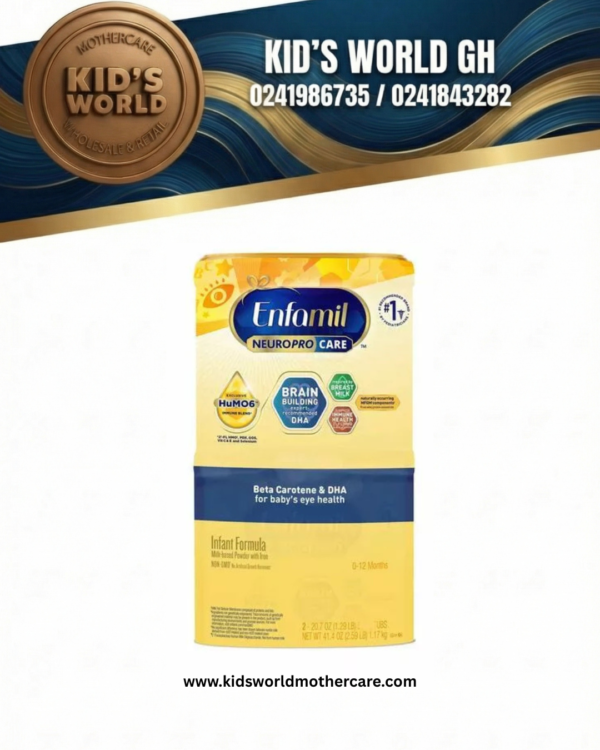 Enfamil NeuroPro Care Infant Formula Milk Based Powder with Iron 1.17KG (twin pack)
