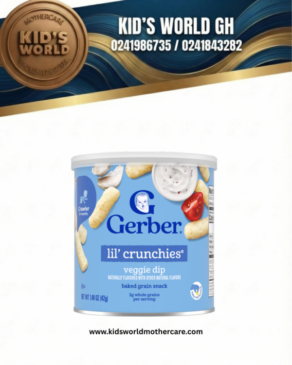 Gerber lili crunchies veggie dip