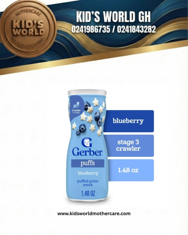 Gerber Puffs - Blueberry