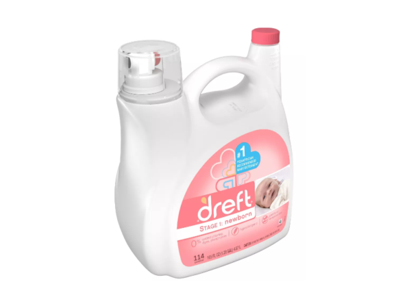Dreft Newborn Baby Liquid Laundry Detergent 114 loads 165 fl oz