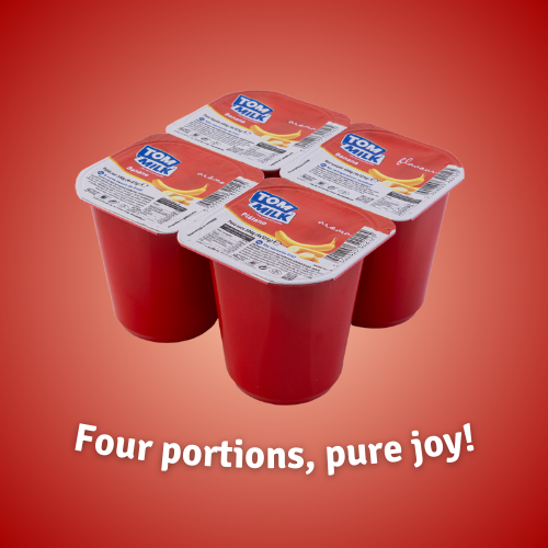 Tom milk - Banana Flavoured Yoghurt 4x125g