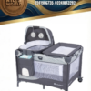 Baby Trend Resort Elite Playard & Bassinet with Travel Bag - Laguna, Unisex