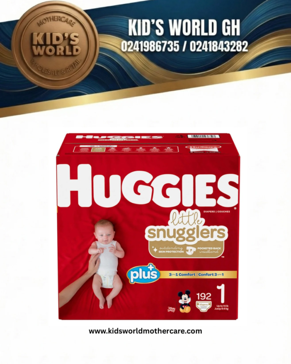 Huggies Diapers size 1, 192Count up to 6kg