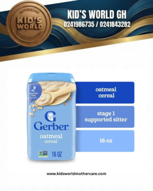 Gerber Baby Oatmeal Cereal Stage 1 Baby Food with 8g Whole Grains, 16 oz