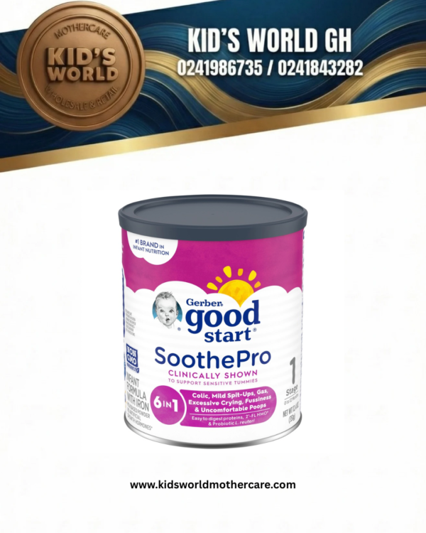 Gerber Good Start SoothePro Baby Formula Powder for Sensitive Tummies with Probiotics, 30.6 oz