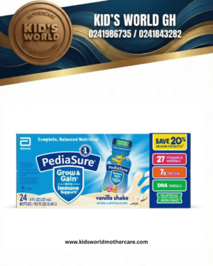 PediaSure Grow & Gain with Immune Support, 7g Protein, Vanilla, 8-fl-oz Bottle, 24 Shakes