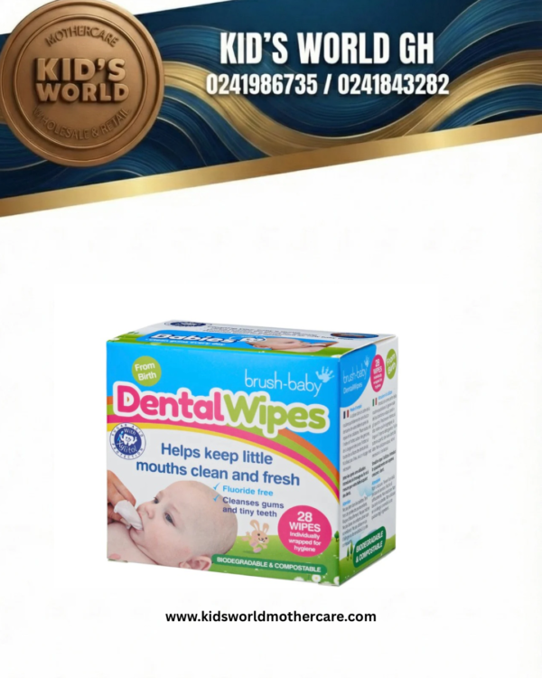 Baby Brush Dental Wipes -28wipes