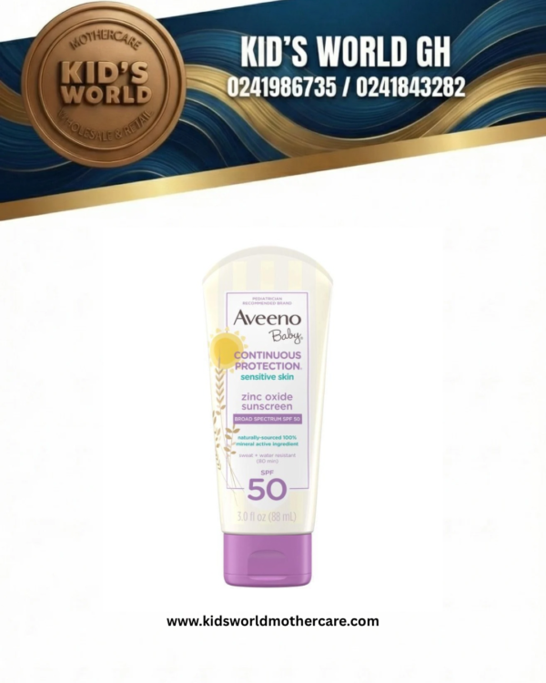 Aveeno baby - Continous Protection - Zinc Oxide Sunscreen 88ml