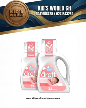 Dreft Newborn Baby Liquid Laundry Detergent, Sensitive Skin, Hypoallergenic, 32 Loads, 46 fl oz