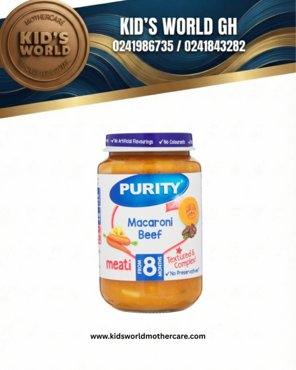 Purity Jar - Macaroni Beef 200ml (8m)