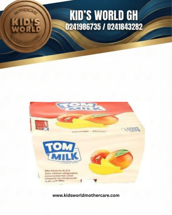 Tom Milk Mango Flavoured Yoghurt 4x125g