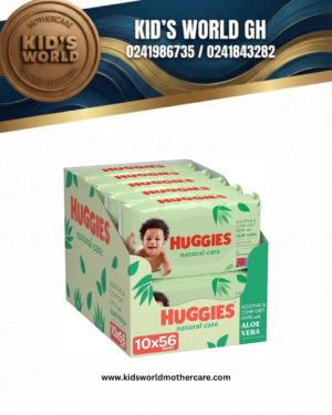 Baby Wipes Natural Care with Aloe Vera Huggies Wipes 10x56 Pcs