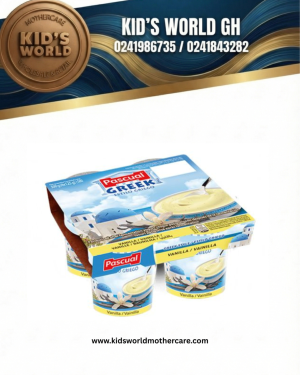 Pascual Greek Vanilla - 4x120g