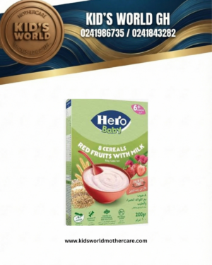 Hero Baby Cereal 200g- 8 Cereals Red fruits with milk (6m+)