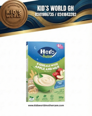 Hero Baby Cereal 200g- 8 cereals with Apple and milk (6m+)