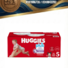 Huggies Little Movers Plus Diapers, Sizes 5 , 144 Count (27+ lb/12+ kg)