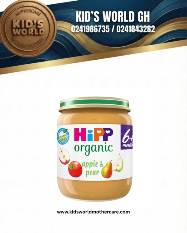 Hipp organic Jar- Apple & Pear 125g