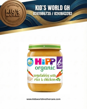 Hipp organic Jar- Vegetables with rice & Chicken 125g