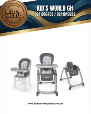 ingenuity SmartServe 4 in 1 Full Size Convertible Baby Toddler High Chair and Booster Seat with Swing-Out Tray, Harness and Washable Seat Pad, Clayton