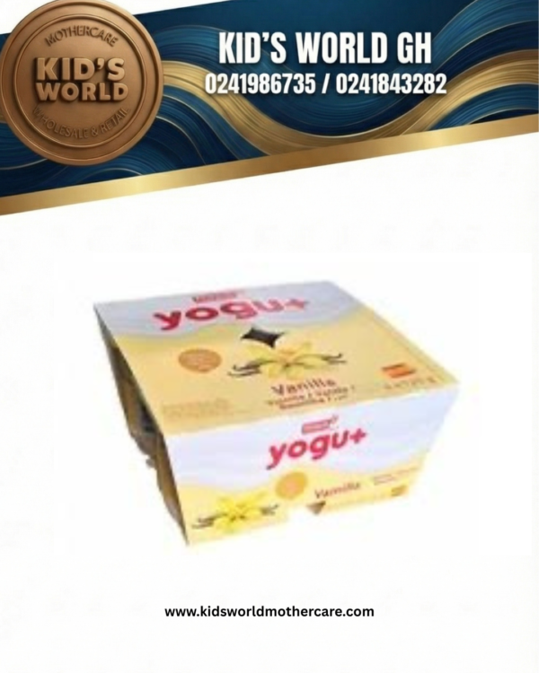 Yogu+ vanilla 4x120g