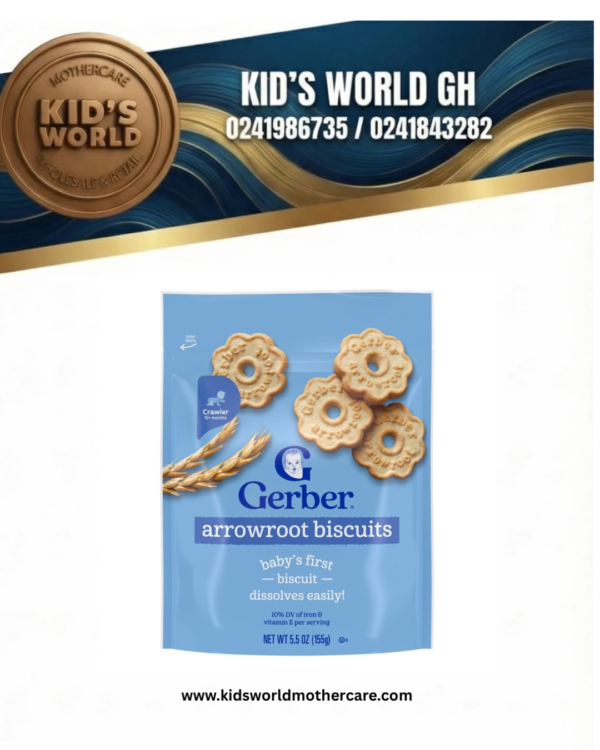 Gerber arrowroot biscuits