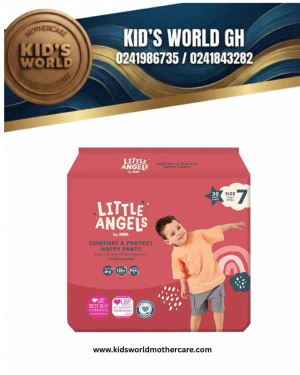 Little angels comfort and protect nappy pant size 7