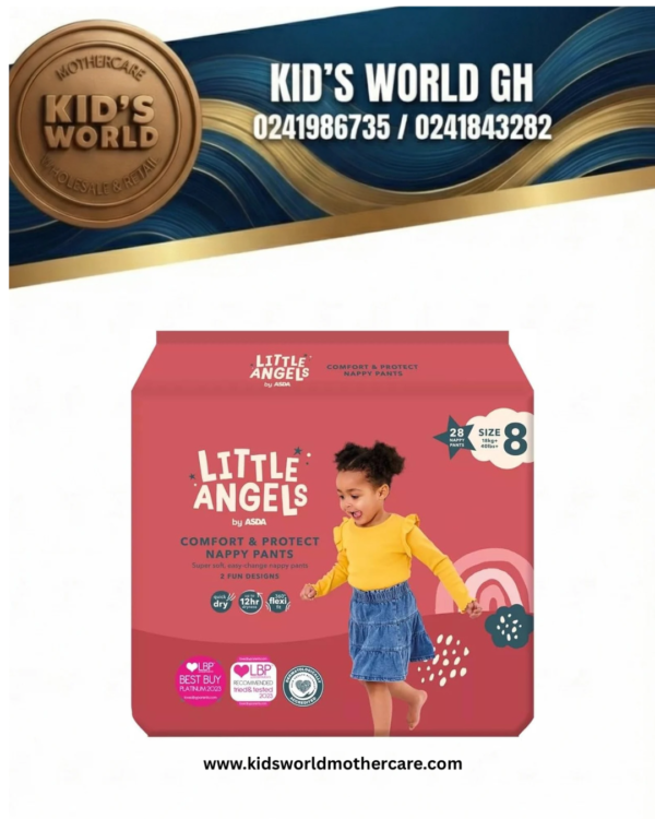 Little Angels Comfort & Protect Nappy Pant Size 8