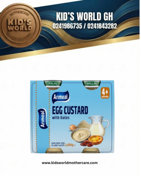 Arimeal egg custard 4+ month