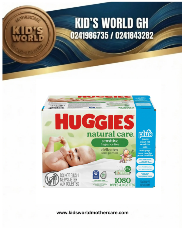Huggies natural care sensitive fragrance free
