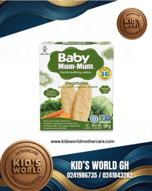 Baby Mum-Mum Teething Waffers - kale, carrot, cabbage, and spinach