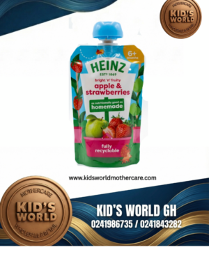 Heinz Apple & Strawberry Fruit Puree Pouch (100g)