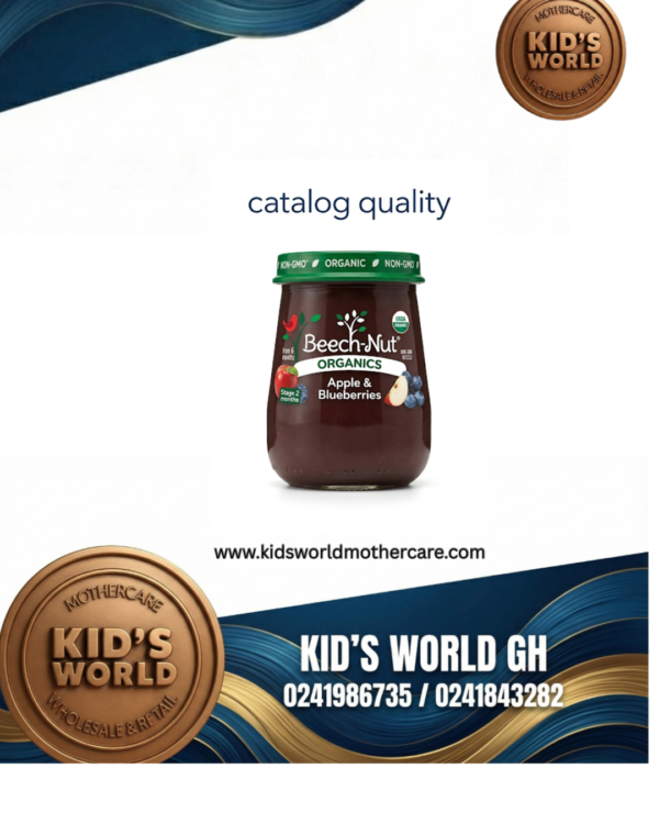 Beech-Nut Organics Apple & Blueberries Jar (Stage 2 / 6 Months+)