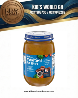 Gerber Mealtime Beef & Gravy with Vegetables Baby Food Jar (2nd Foods / 6 Months+)