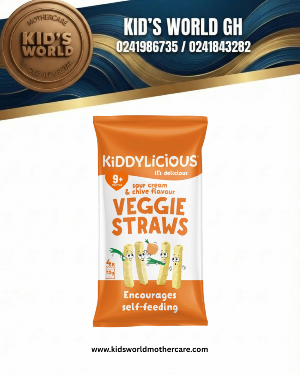 Kiddilicious Veggie Straws Snack (9 Months+)