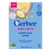 Gerber Yellow Corn Grits Baby Cereal (6+ Months)