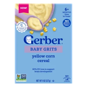 Gerber Yellow Corn Grits Baby Cereal (6+ Months)