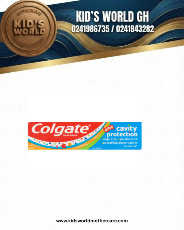 12 Colgate Kids Protection Anti-Cavity Toothpaste — Bubble Fruit