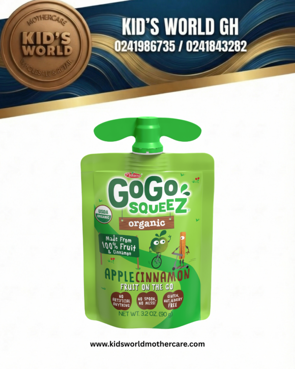 GoGo SqueeZ Organic Apple Cinnamon Pouches