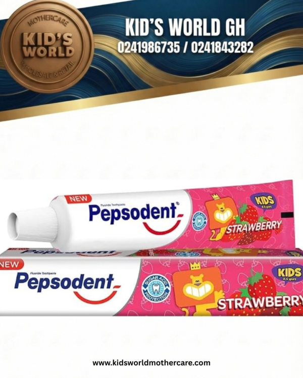 Pepsodent Kids Anti-Cavity Toothpaste — Strawberry